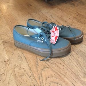 BRAND NEW army green vans